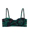 Ulla Johnson Printed Underwire Bikini Top In Multi
