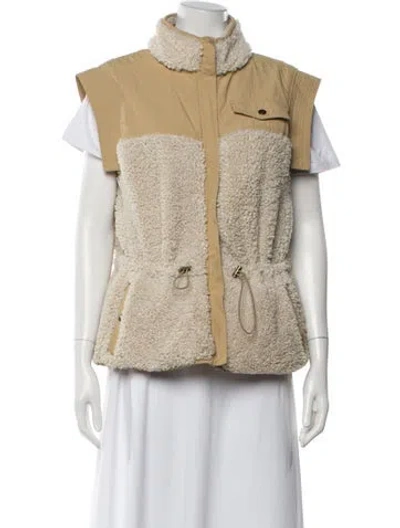 Pre-owned Ulla Johnson Printed Vest In Neutral