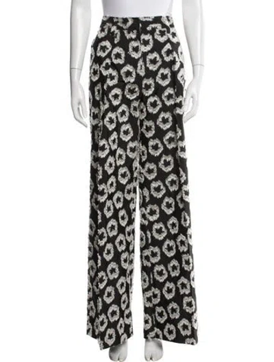 Pre-owned Ulla Johnson Printed Wide Leg Pants W/ Tags In Multi