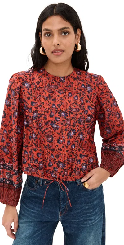 Ulla Johnson Prisha Blouse Poppy