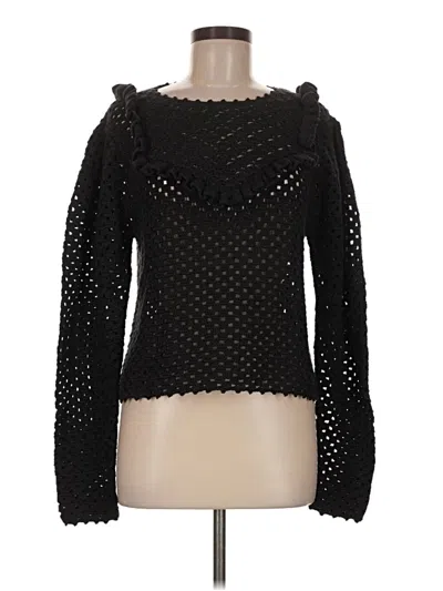 Pre-owned Ulla Johnson Pullover Sweater In Black