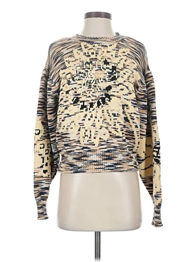 Pre-owned Ulla Johnson Pullover Sweater In Gold