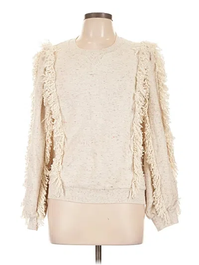 Pre-owned Ulla Johnson Pullover Sweater In Ivory