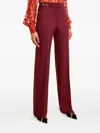 Ulla Johnson Quartier Flated Trousers In Red