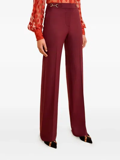 Ulla Johnson Quartier Flated Trousers In Red