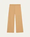 Ulla Johnson Quartier Mid-rise Pants With Chain Detail In Neutral
