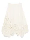 Ulla Johnson Rae Midi Skirt In Neutrals
