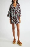 Ulla Johnson Rainn Cotton Blend Cover-up Dress In Brown