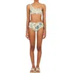 Ulla Johnson Reina Floral Bikini Top In Jasmine In Multi
