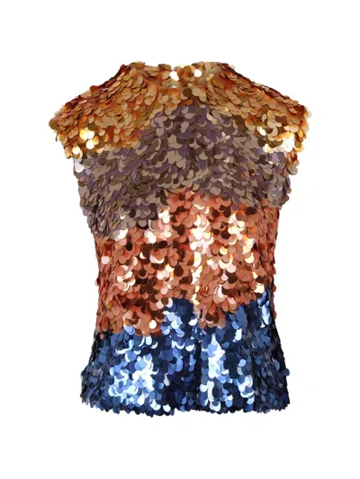 Ulla Johnson Remi Sequin-embellished Sleeveless Top In Multi