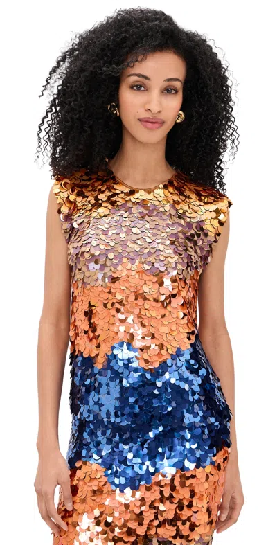 Ulla Johnson Remi Sleeveless Pullover Moontide In Brown