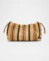 Ulla Johnson Remy Mini Soft Clutch Bag In Desert Stripe