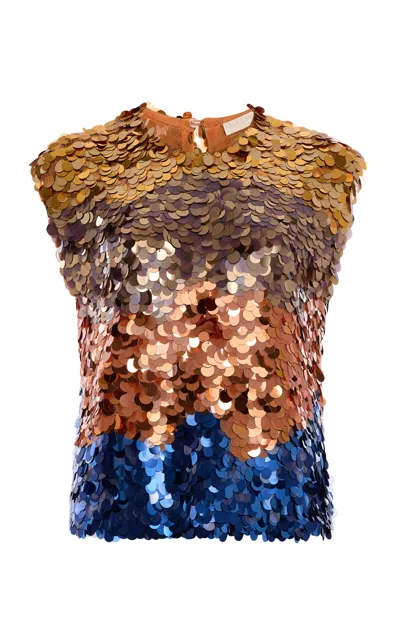 Ulla Johnson Remy Sequined Top In Multi