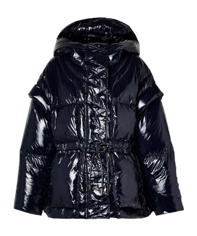 Ulla Johnson Rhodes Convertible Hooded Quilted Down Jacket In Black