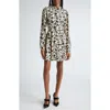 Ulla Johnson Roanne Tie-detailed Mini Shirt Dress In Moonstone