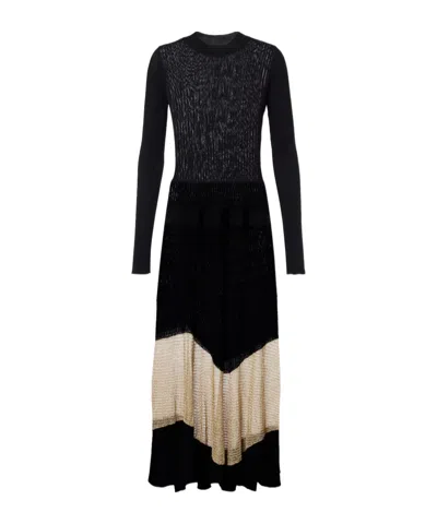 Ulla Johnson Roanne Knitted Lame Maxi Dress In Multi