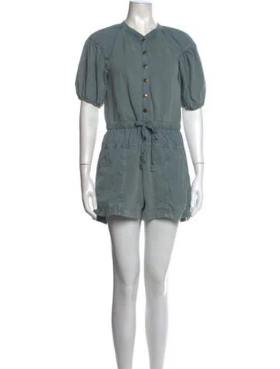 Pre-owned Ulla Johnson Romper In Blue