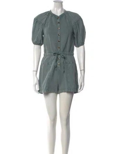 Pre-owned Ulla Johnson Romper In Green