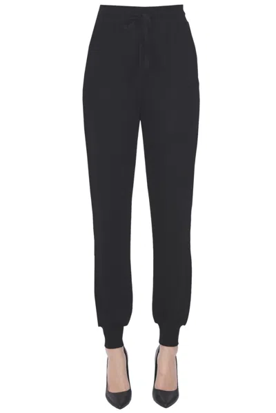 Ulla Johnson Rory Fleece Trousers In Black