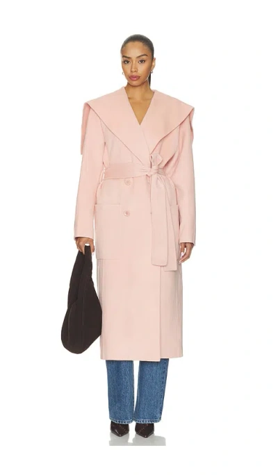 Ulla Johnson Rory Wool Coat In Pink