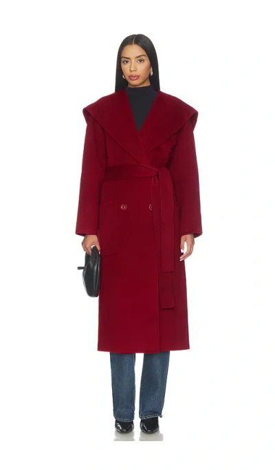 Ulla Johnson Rory Wool Coat In Pink
