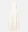 Ulla Johnson Rosaline Broderie Anglaise Midi Dress In White