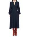 Ulla Johnson Rouen Dress In Midnight In Multi
