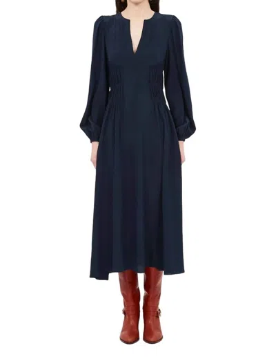 Ulla Johnson Rouen Dress In Midnight In Multi