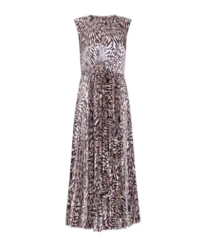 Ulla Johnson Round Neck Dress In Multi