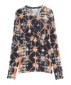 Ulla Johnson Neri Long Slee Rouches Top In Black