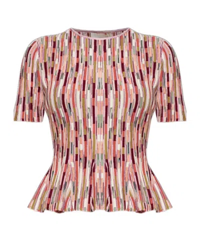 Ulla Johnson Round-neck Pattern T-shirt In Multi