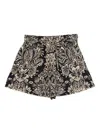 Ulla Johnson Rowan Belted Shorts In Black