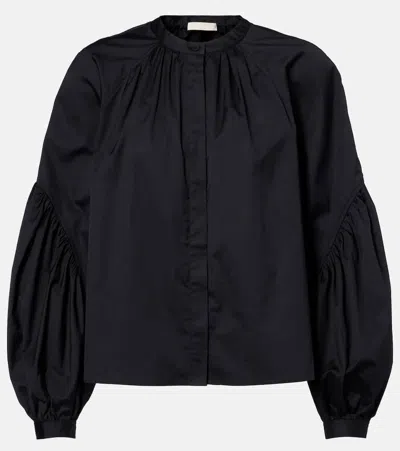 ULLA JOHNSON ROWENA COTTON BLOUSE