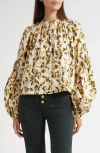 Ulla Johnson Rowena Print Shirt In Multi