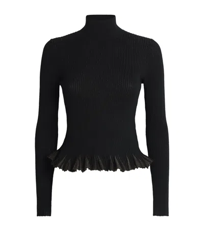 Ulla Johnson Ruffle-detail Yulia Top In Black