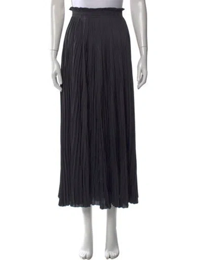 Pre-owned Ulla Johnson Ruffle Embellishment Long Skirt In Blue