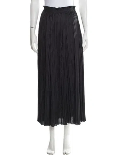 Pre-owned Ulla Johnson Ruffle Embellishment Long Skirt W/ Tags In Black