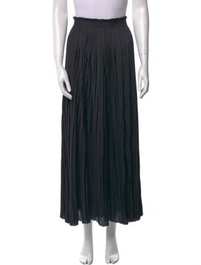 Pre-owned Ulla Johnson Ruffle Embellishment Midi Length Skirt In Black