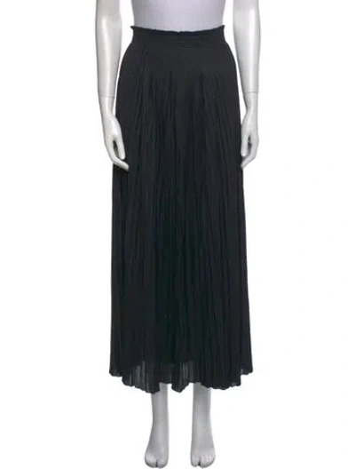 Pre-owned Ulla Johnson Ruffle Embellishment Midi Length Skirt In Black