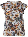 Ulla Johnson Ruffled Silk Blouse In White