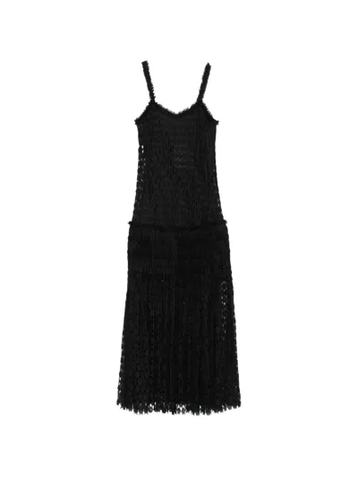 Ulla Johnson Ruffled-detail Maxi Dress In Black