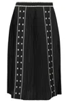 Ulla Johnson Embroidered Pleated Medium-length Skirt
