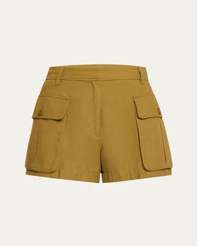 Ulla Johnson Sadie Cargo Shorts In Lichen
