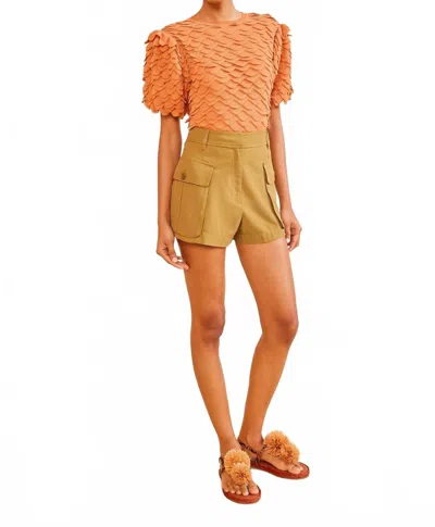 Ulla Johnson Sadie Short In Lichen In Green
