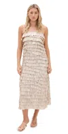 Ulla Johnson Samara Midi Layered Dress Opal