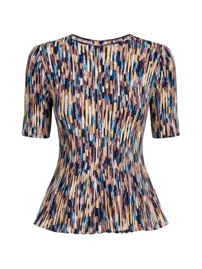 Ulla Johnson Gemustertes Samira T-shirt In Multi