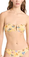 Ulla Johnson Santorini Bikini Top Daffodil L In Daffodil