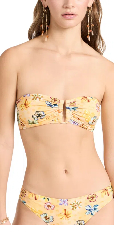 Ulla Johnson Santorini Bikini Top Daffodil L