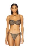Ulla Johnson Santorini Scalloped Bikini Top