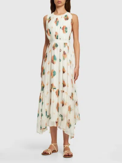 Ulla Johnson Sarai Silk Dress In Aurora In Neutral